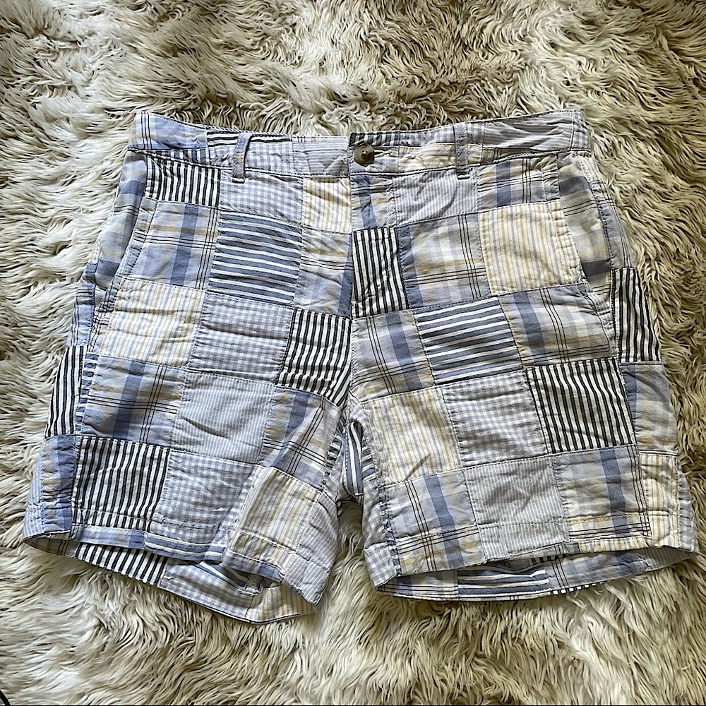 LL Bean Women’s Washed Chino Patchwork Shorts